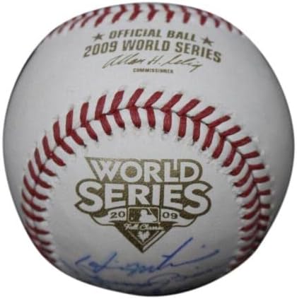 2009 Тимот На Њујорк Јенкис Ја Потпиша Светската Серија Бејзбол 9 Сигс Штајнер 33939-Бејзбол Со Автограм