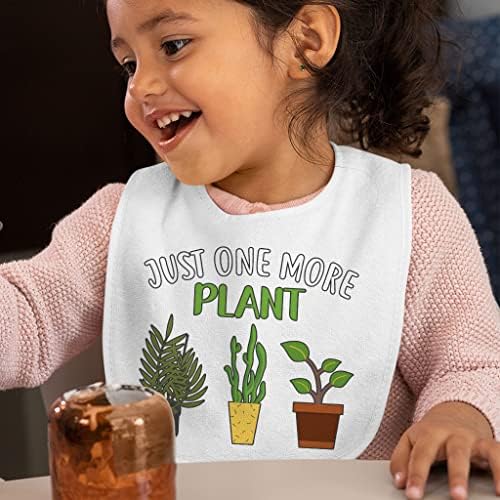 Само Уште Едно Растение Бебешки Лигавчиња-Цитати Дизајн Бебешки Лигавчиња За Хранење - Ботанички Лигавчиња За Јадење
