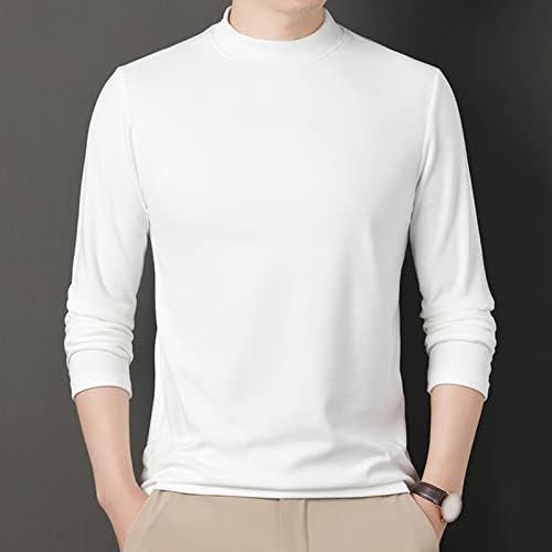 Menеке-ДГ мажи Обични ребрави плетени кошули лабави врвови од џемпер од желка, цврсти пулвер блузи, топли термоли, дното на дното на маицата