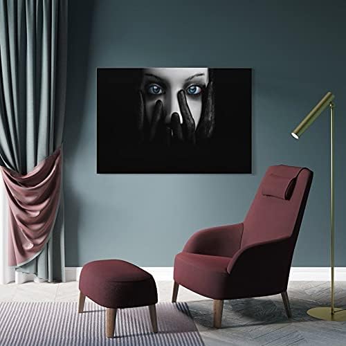 24x36inch платно апстрактно сликарство црно -бело модерна уметност сликарство женска wallидна уметност сликање домашна дневна соба декорација на сликарство