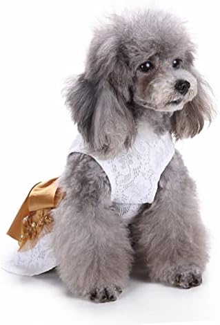 Teapup Yorkie Облека за девојки Симпатична милениче Вит здолниште Дише лето без ракави кошула удобна кучиња кошула за дишење куче
