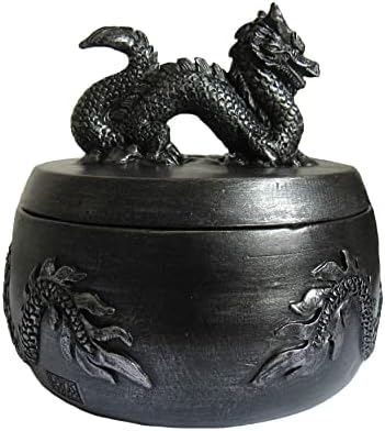 Светот На Чудата Богатства На Империјата Кинеска Кутија За Ситници Со Змеј Среќа Азиска Уметност Кутија За Складирање Накит Кутија За