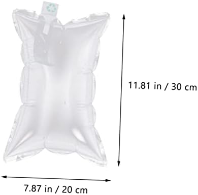 Ciieeo 50pcs Пакување торба за полнење Травел Воздух душек чиста торби за завиткување Авион перница на надувување на воздухот за пакување торба за воздух, исполнети тор?