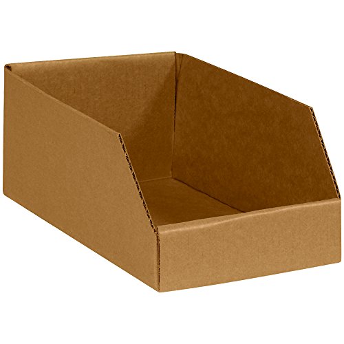 Кутија САД Bbinbin69k Отворени топки за отпадоци, 6 x 9 x 4 1/2 , Kraft