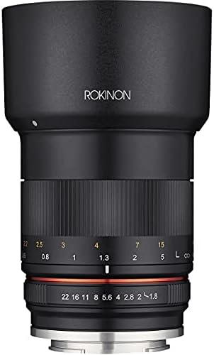Rokinon 85mm f/1.8 Рачен Фокус Објектив За Sony E Mount Nex Серија Камери-Црна