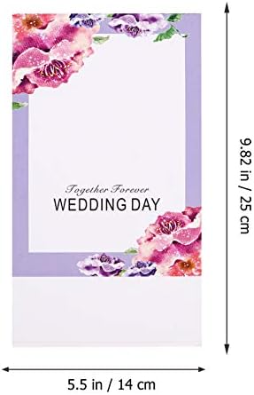 Абоофан 10 парчиња свадбени места за свадби картички Флорални табели место картички Рустикални картички за седење за свадби на настани