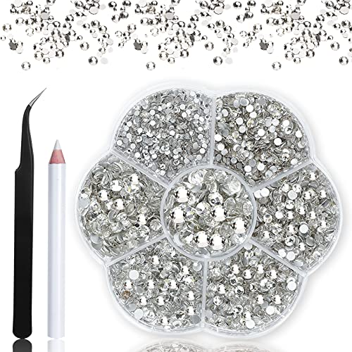 3150pcs rhinestones јасни скапоцени камења за лице шминка накит за забни око дијаманти+шампањ злато нокти rhinestones charms додатоци Gems stones