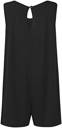 Iaqnaocc Rompers for Women 2023, фустани памучни постелнина кратки џемпери ромци