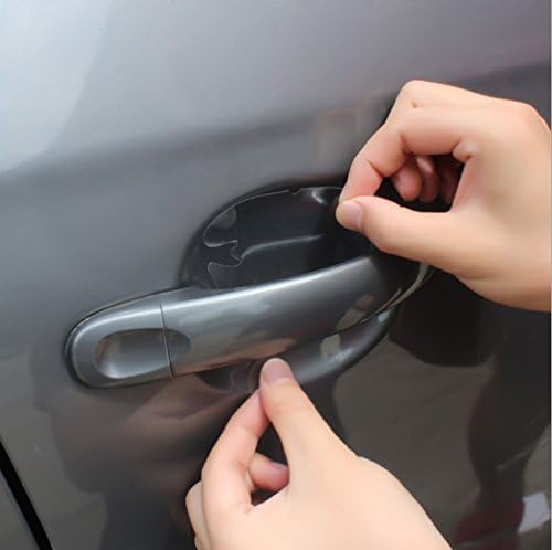 Emoyi 4 чиста лепила за лепила врата од вратата на вратата на автомобилот, заштитен заштитник на налепници за налепница на филмот