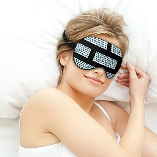 Компјутерска тастатура маска за спиење ноќно покритие око за жени мажи ја блокираат светлината за прилагодување на каишот за