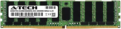 Замена на A-Tech 64 GB RAM меморија за микрон MTA72ASS8G72LZ-2G6B2 | DDR4 2666MHz PC4-21300 4DRX4 1.2V ECC LRDIMM оптоварување