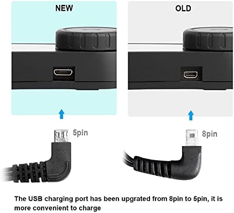 FreedConn 5-пински полнач за полнач USB кабел за интеркоми T-Max, нова верзија TCOM-SC, нова верзија TCOMVB