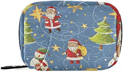 Божиќна Дедо Мраз, Снежан, Снежен пилула, торба за торбички, организатор кутија со патент преносен витамин рибино масло, случај за деловно