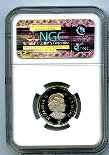 2011 Канада Сребрен доказ од 25 центи Квалитет на регистарот Само 6 познати четвртини PF70 NGC UCAM