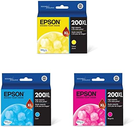 Epson T200 DURABrite Ултра-Мастило Со Висок Капацитет Жолта-Кертриџ За Избери Изразување И Работна Сила Печатачи &засилувач; EPSON T200 DURABrite