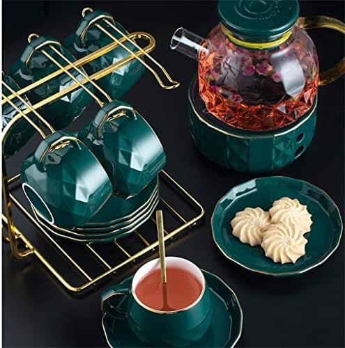 N/A Нордиски цвет чајник постави загревање на свеќата зовриено овошје чајник керамички попладневен чај чај чај сет