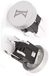 Aexit 2 компјутерски прекинувачи 6x6mm 4 пин -натопи PCB копче тактилен тактичен прекинувач за тактики w стапала k капаче