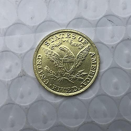 1847 Американска Слобода Орел Монета Позлатена Криптовалута Омилена Монета Реплика Комеморативна Монета Колекционерска Монета