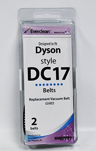 Дизајн на вакуумски ремени за замена на Everclean за да одговара на Dyson Style DC17, 2 пакет