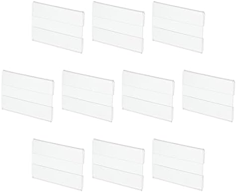 Меканисиентиот wallид за монтирање на акрилик знак, 2,4 x 1,6 инчи чисти пластични wallидни држачи хоризонтални акрилни рамки