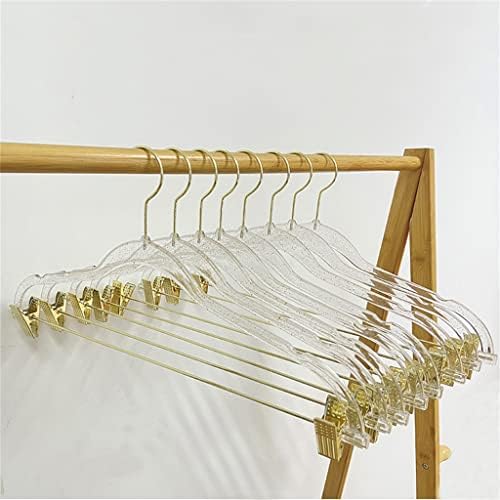 N/A Транспарентна закачалка златен прав Кристал костум за прилагодување на решетката за прилагодување на панталоните на панталоните