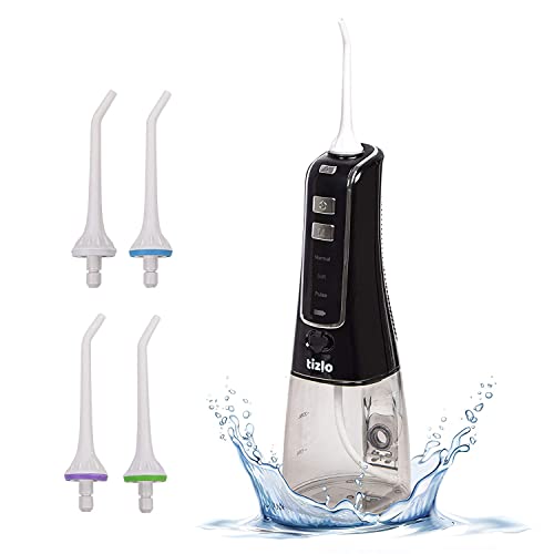 Вода Flosser безжичен 10oz 300ml преносни преносни 3 режими за посветли и поздрави заби IPX7 технологија Дентатолошки воден воден пат - 4 совети