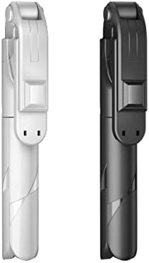 Селфи стап Bluetooth Интегрирана алуминиумска легура Телескопски анти-тресење селфи стап за држач за преклопување во живо со преклопување