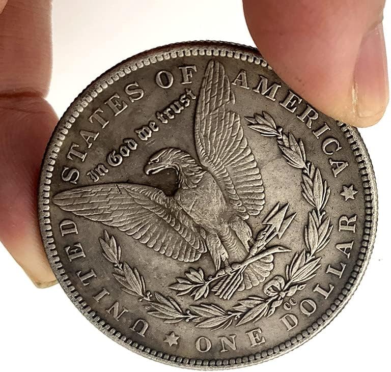 1887 Скитници Монета Лупа Стар Човек Месинг Стариот Сребрен Медал Занает Бакар Сребрена Монета Комеморативна Монета