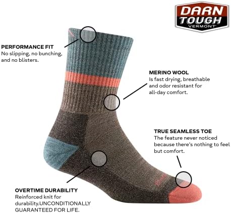Darn Tugh Ranger Micro Crew Midweight чорап со перница - женски