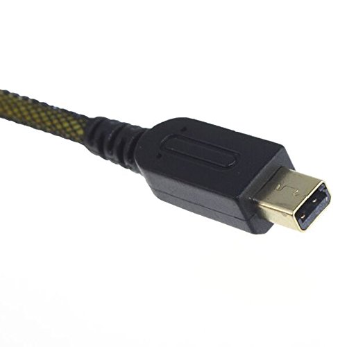 Cableамал со голема брзина Премиум USB Полнач за напојување со податоци за полнење на податоци за Nintendo 3DS/3DS XL/DSI/DSI XL Лесна инсталација,