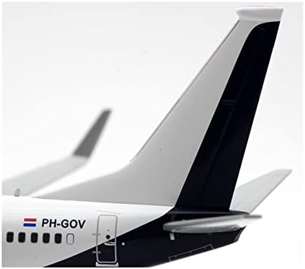 Модели на авиони 1: 200 скала легура легура за легура за 737-700BBJ PH-GOV Model Airplane со основна колекција на графички дисплеј