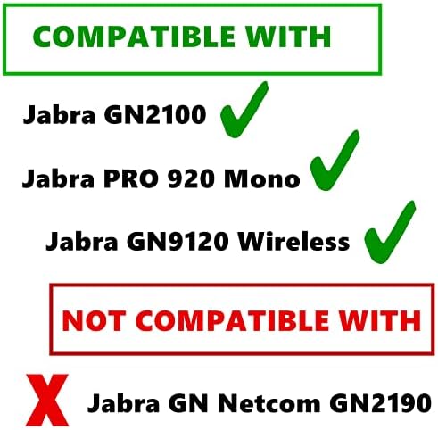 Ушите влошки чаши перничиња замена компатибилна со Jabra Pro 920 Mono GN2100 GN9120 безжични слушалки за слушалки
