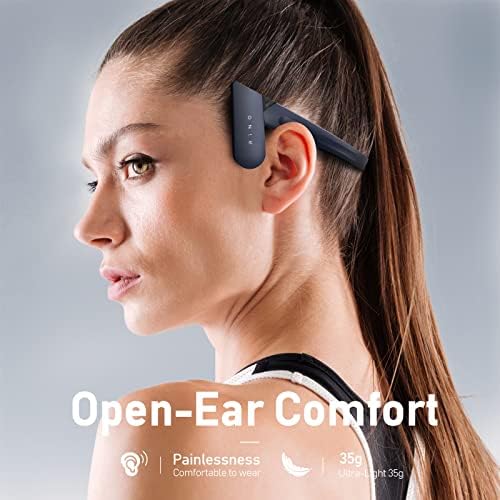 Му6 Коска Спроводливост Слушалки Замена Отворени Слушалки За Уши Bluetooth Со Микрофон, Спортски Слушалки Отпорни На Пот, 9+ Часа Слушалки