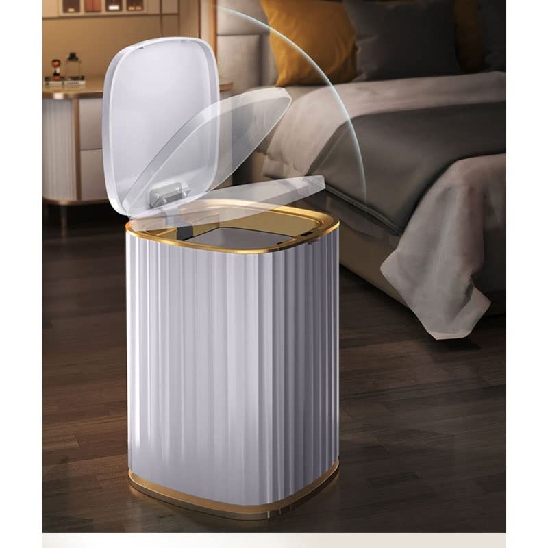 Испорака на Чуниу Паметен сензор за отпадоци кујна кујна тоалет за отпадоци може најдобро автоматско индукција водоотпорна корпа со капак 15L