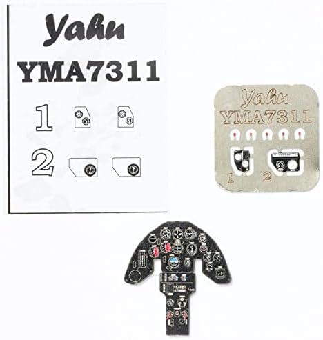Yahoo Model 1/72 Ki-45 Double Battle Sachyu Color Instrument Board For Hasegawa и други делови од пластичен модел YMA7311