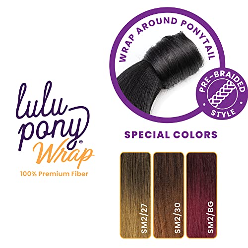 Сензационални Лулу Пони Заврши коса екстензии-висока топлина синтетички јаки пони опашка или нагоре направи продолжување на косата