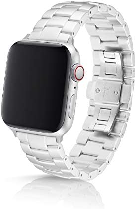 45мм Velo Silver LT Premium Watch Band направен за Apple Watch, користејќи одделение за авиони, тврд анодизиран алуминиум од 6000 серии со цврст