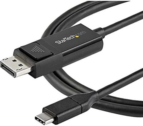 StarTech.com 6FT USB C До DisplayPort 1.2 Кабел 4K 60Hz-Двонасочна DP ДО USB-C или USB-C До Dp Реверзибилен Видео Адаптер Кабел