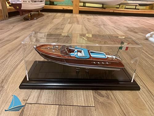 Класичен случај на приказ на брод за Riva Aquarama Model 25L X 7.5W X 10H - - уметност и колекционер .- Подароци