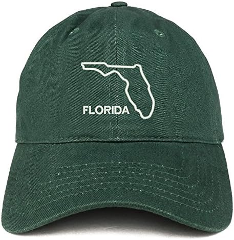 Трендовски продавница за облека Флорида Текст Државен преглед на државата везена памучна тато капа