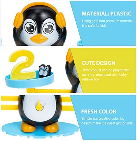 Кисангел Детски Играчки 1 Поставете Рамнотежа Броење Математички Играчки Скала За Рамнотежа На Животински Пингвини Кул Математички Едукативни