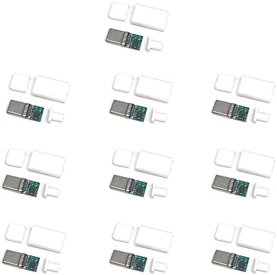 10PCS USB-C PD QC 5V 9V 12V 15V 20V DC фиксен напонски моќност Модул за активирање 5А тип-тип-машки влез