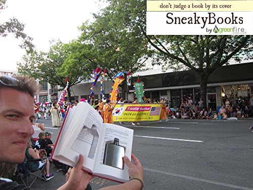 SneakyBooks Рециклирани Шупливи Книга Скриени Колба Пренасочување Безбедно
