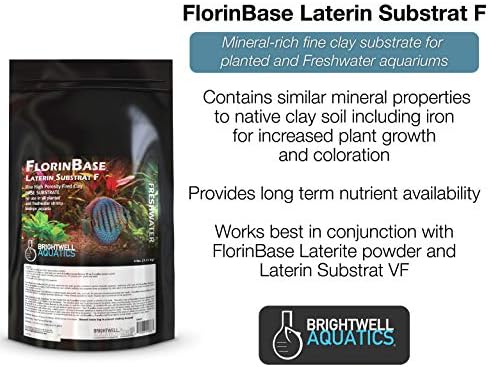 Brightwell Aquatics Florrinbase Laterin Substrat VF - Многу фино грануларно подлога со висока порозност, глинеста подлога за засадени и слатководни