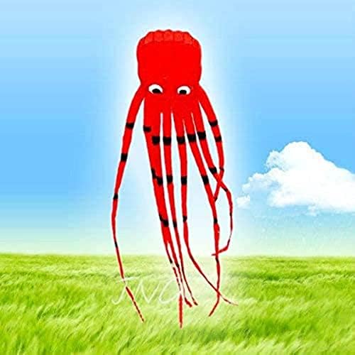 7 метри голем октопод Пол Парафил змеј црвено со рачка и жица