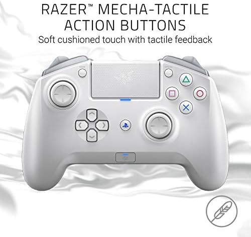 Razer Raiju Турнир Издание 2019 Меркур - Безжичен И Жичен PS4/Компјутер Контролер За Игри Со Меха Тактилни Копчиња За Акција, Заменливи