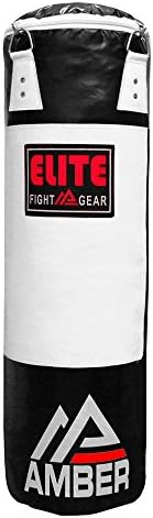 Amber Fight Gear Elite Strikeforce Heavybag 6ft Bagn Boxing Muay Kickboxing Thai MMA Fitness Tranchout Trancher обука за удар на удирање исполнета