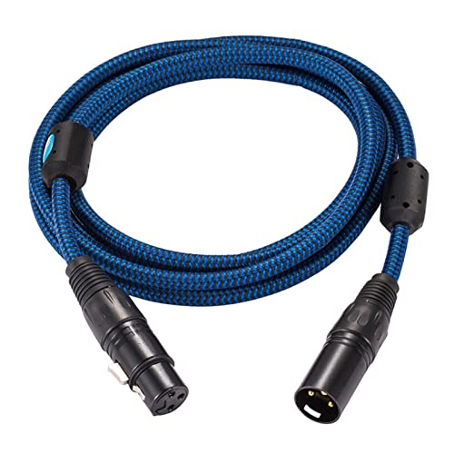 Балансиран кабел за продолжување XLR компатибилен со микрофон за звучникот AMP Редовен 3 пински XLR машки до женски аудио кабел