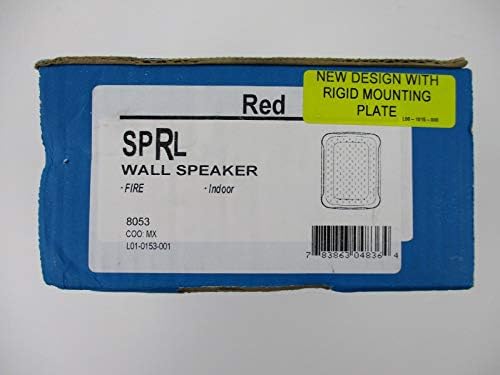 System Sensor Sprl-L-серија lид-монтиран црвен звучник