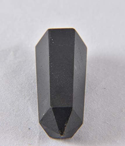 Black Tourmaline Double Tarrinated Vogel Type Wand 130 CTS 2089